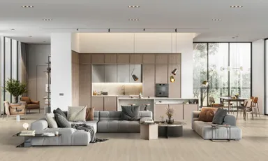 Gerflor Klick-Vinylboden Virtuo 55 Rigid Acoustic Bohem Beige (Eir) Landhausdiele 0