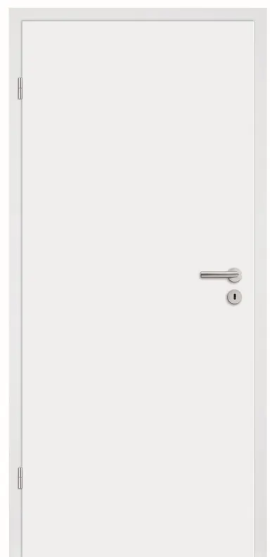 HORI Zimmertür Komplettset Weißlack RAL 9010 Röhrenspan Rundkante 0