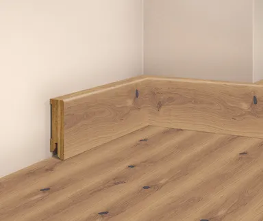 tilo Massivholz-Sockelleiste Eiche Sahara Alpin gebürstet versiegelt 0