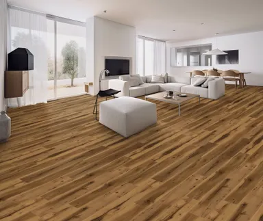 HORI Klebe-Vinylboden massiv Eiche stark rustikal natur Budaberg Holzstruktur Landhausdiele 0