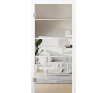 HORI Glastür Komplettset 8 mm ESG 4 Streifen matt 0