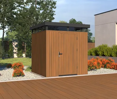 NewTechWood Gartenhaus Cella mit Flachdach 0