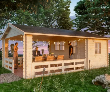 SKAN HOLZ Gartenhaus Alicante 0