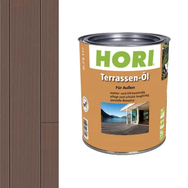 HORI Terrassenöl grau für Außen 0