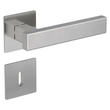 GRIFFWERK Türgriff Cubico Piatta S Quattro Edelstahl matt 2