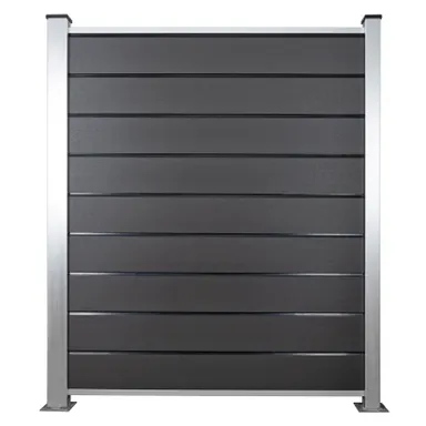HORI Design WPC Sichtschutzzaun Stecksystem Zaunelement ohne Pfosten 0