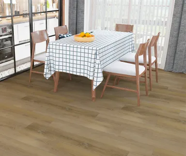 HORI Klick-Hartvinylboden Rigid SPC Eiche Martin Van Buren hellbraun Landhausdiele Holzstruktur 0