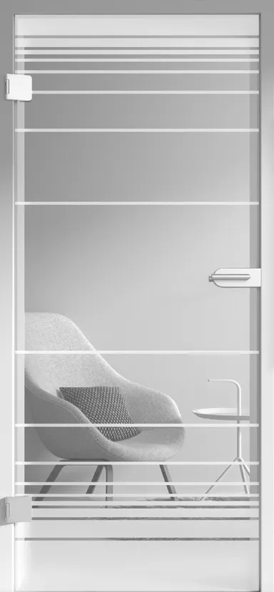 HORI Glastür Modell Raya 4 ESG 8 mm 0