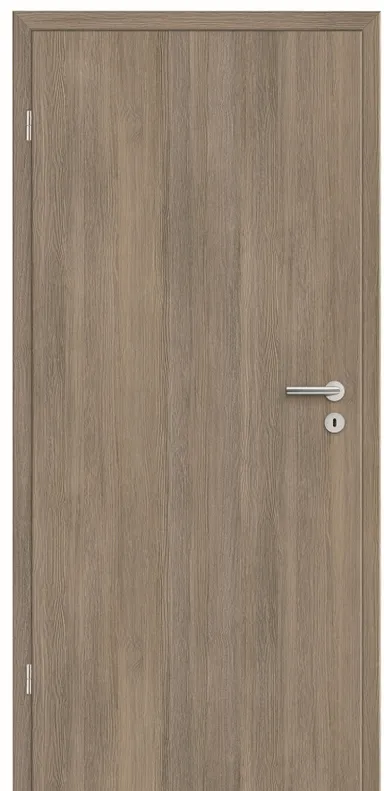 HORI Schallschutztür Wohnungseingangstür CPL Lärche dunkel strukturiert SK1 Vollspan Rundkante 0