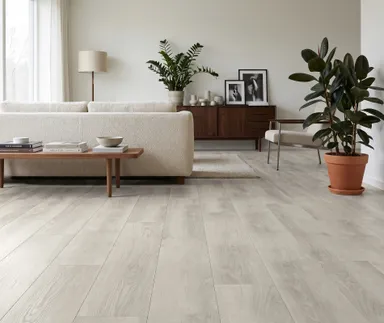 HORI Klick-Hartvinylboden Classic Rigid SPC Eiche Misty Oak Landhausdiele synchron Holzstruktur schmal 8