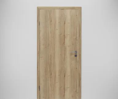 HORI Schallschutztür Wohnungseingangstür CPL Eiche Modern aufrecht SK1 Designkante Vollspan 0