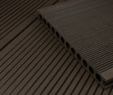 HORI Terrassendielen WPC/BPC Hohlkammer XXL dunkelgrau-braun 25 x 250 mm 0