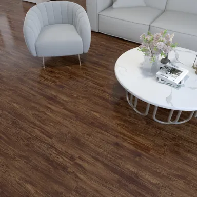 HORI Klebe-Vinylboden massiv Bog Eiche Holzstruktur Landhausdiele 0