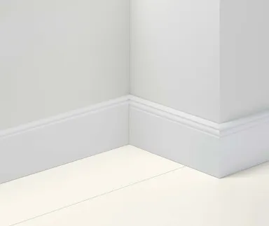 PARADOR Sockelleiste Uni weiß D001 0