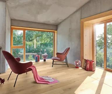 PARADOR Klick-Vinylboden SPC Classic 2070 Eiche Natural Mix hell Gebürstete Struktur Landhausdiele 0