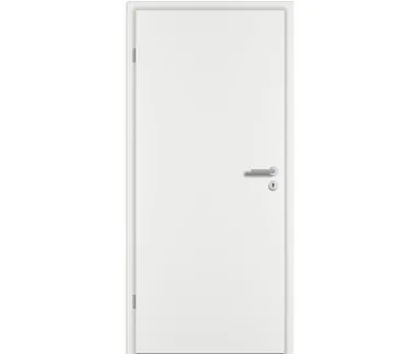 PRÜM Zimmertür Komplettset Weißlack RAL 9016 kleine Rundkante 0