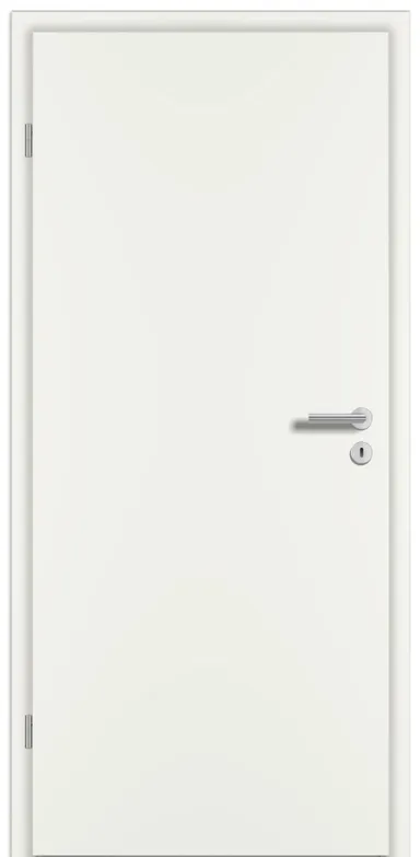 PRÜM Zimmertür Komplettset Weißlack Wabe Rundkante 0