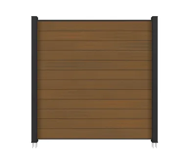 NewTechWood WPC Sichtschutzzaun Stecksystem Portland 0