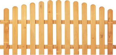 TETZNER & JENTZSCH Vorgartenzaun Hochbogen grün 0