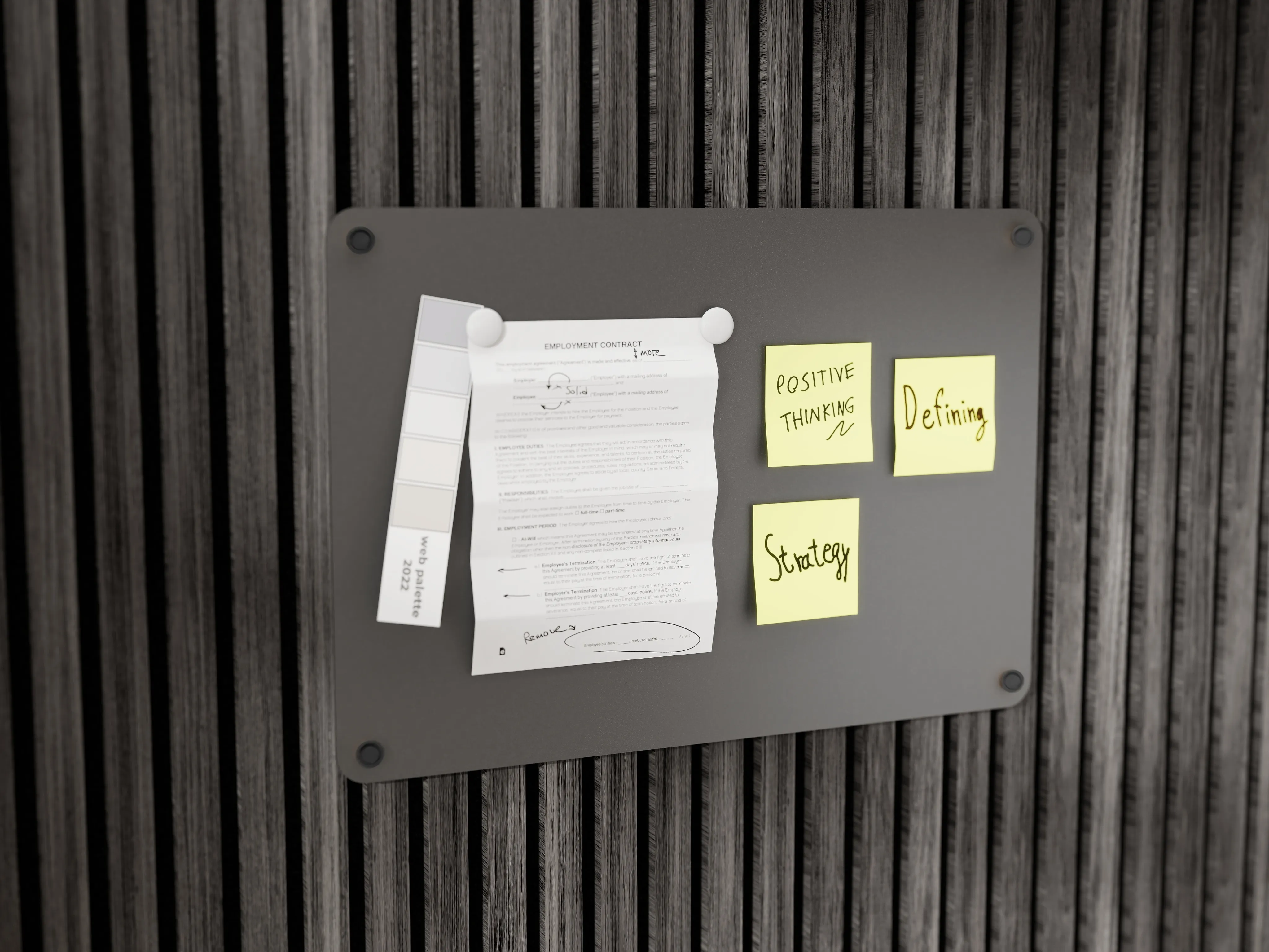 HORI Wandverkleidung Zubehör Wandboard Magnettafel Industrie-Design (10040374553)