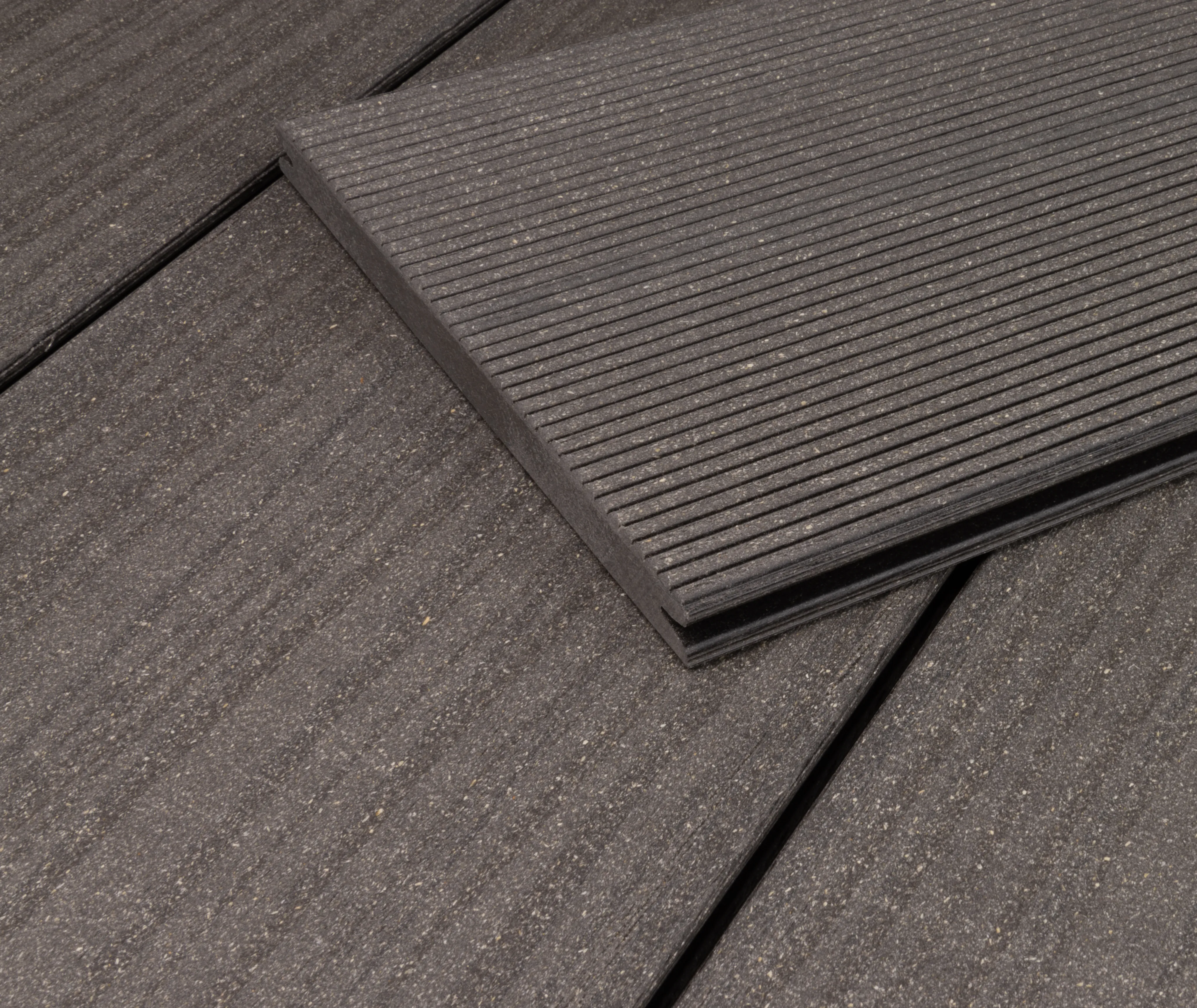 HORI Terrassendielen Komplettset WPC Borkum grau 16 x 193 mm (10030015557)