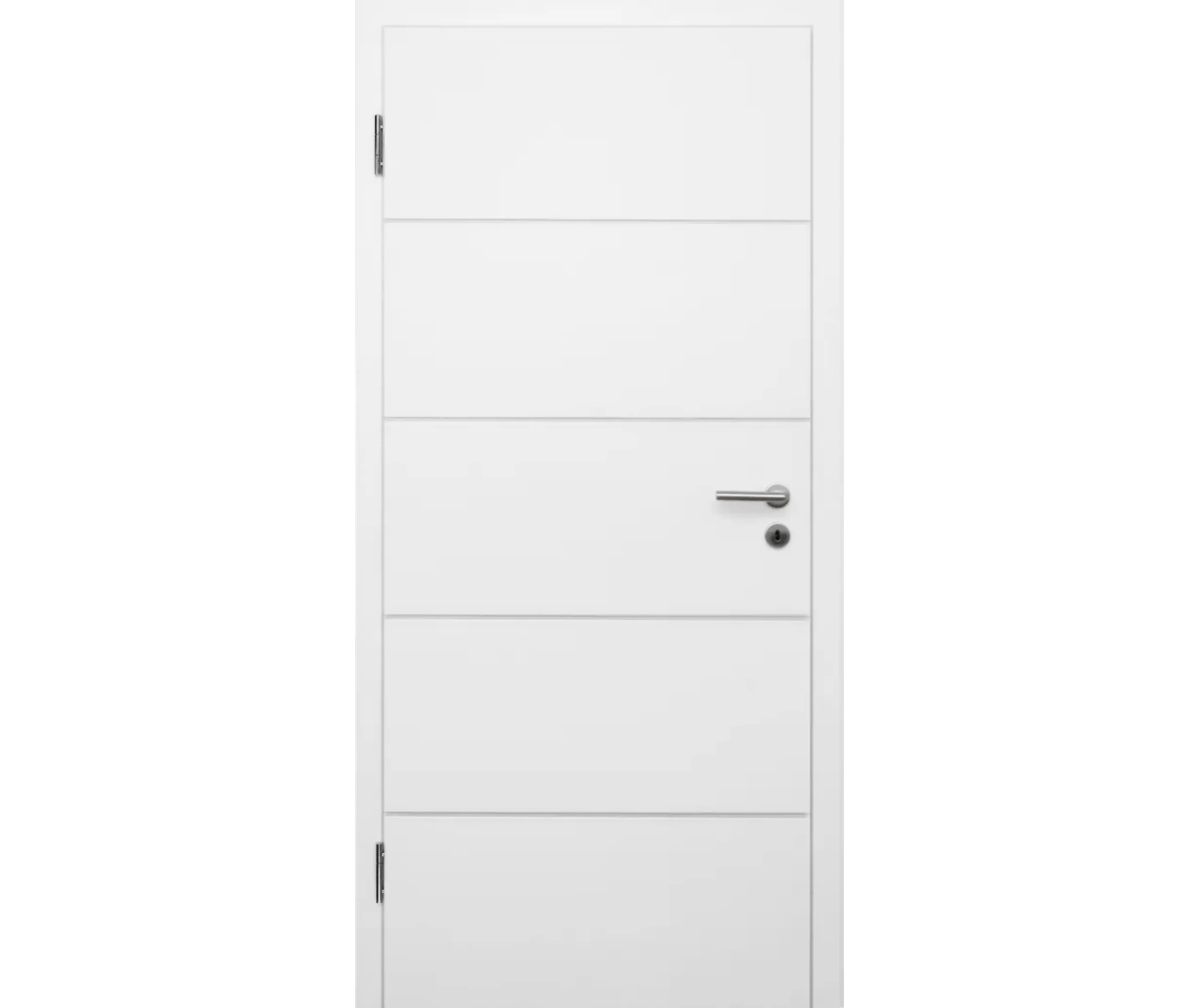 HORI Schallschutz Wohnungseingangstür Valencia Signalweiß RAL9003 SK1 Designkante Vollspan (10040044428)