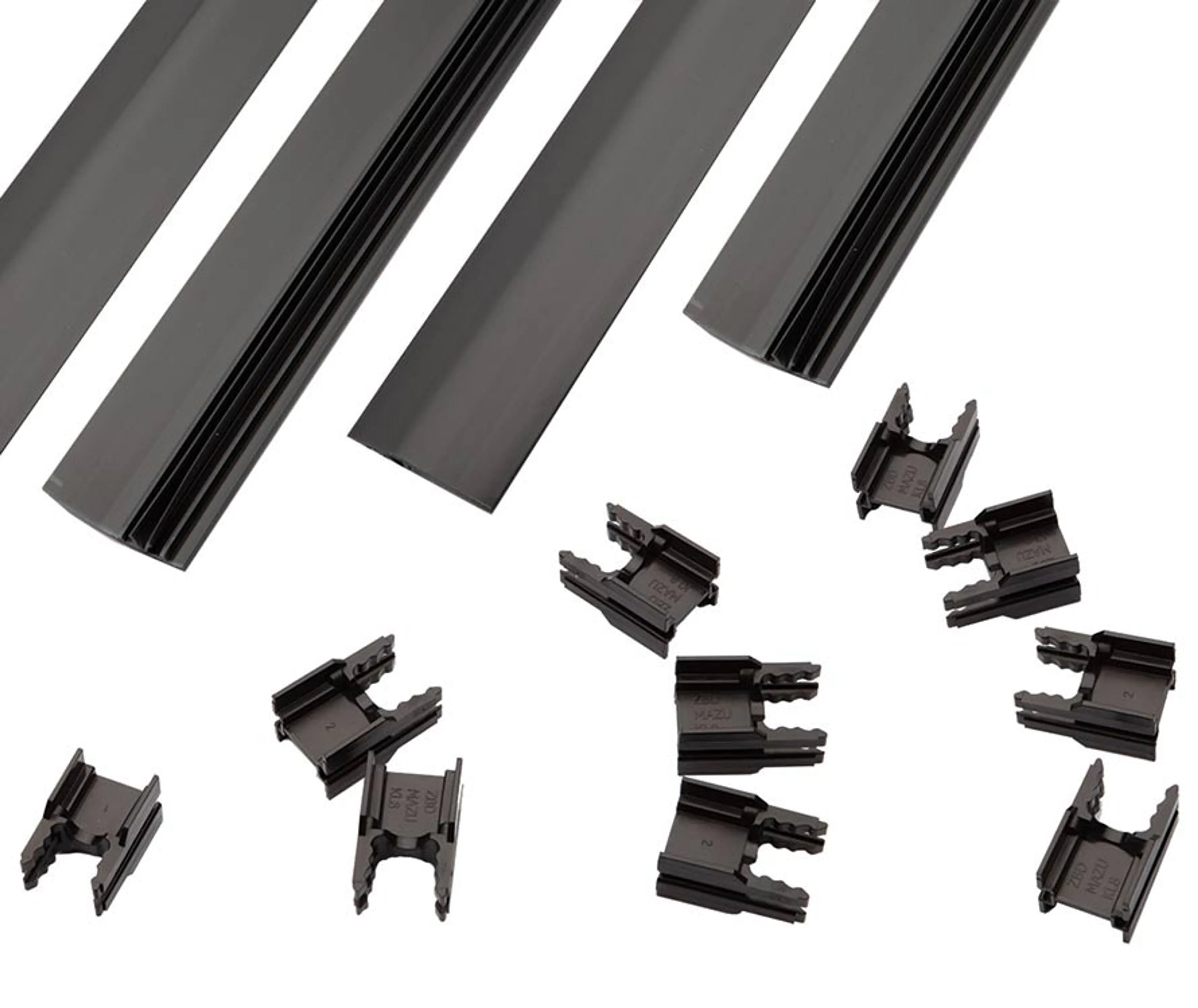 HORI Doppelstabmattenzaun Fix Sichtschutzklemmleisten Set 8/6/8 (10040028026)