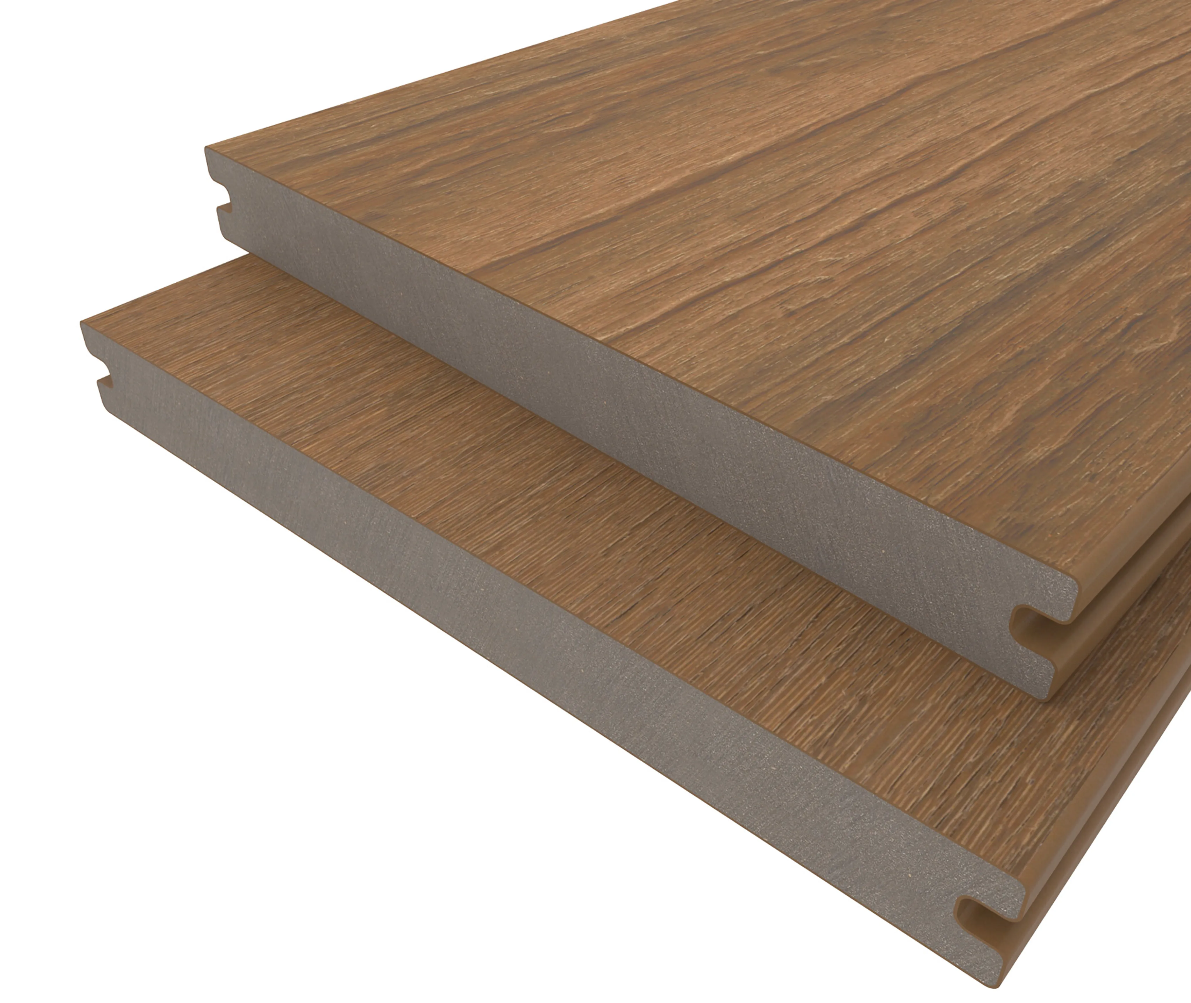 HORI Terrassendiele WPC Massiv Wood Feeling Co-Extrudiert XL 22,5x210mm naturbraun (10040330127)