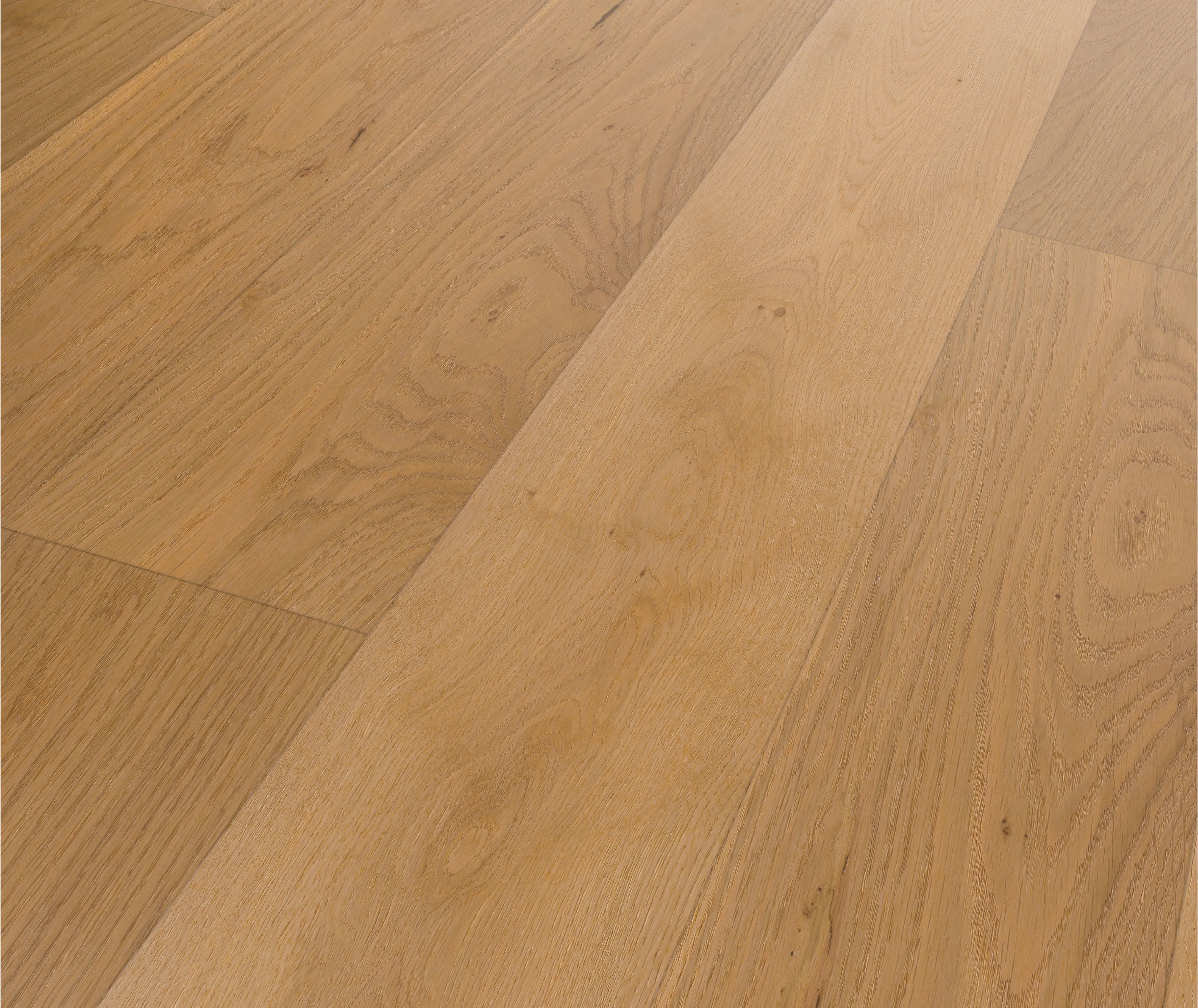 HWZ Klick-Furnierparkettboden PVC-frei, Ökobesserboden Susify, Landhausdiele Eiche Natur (10041002470)