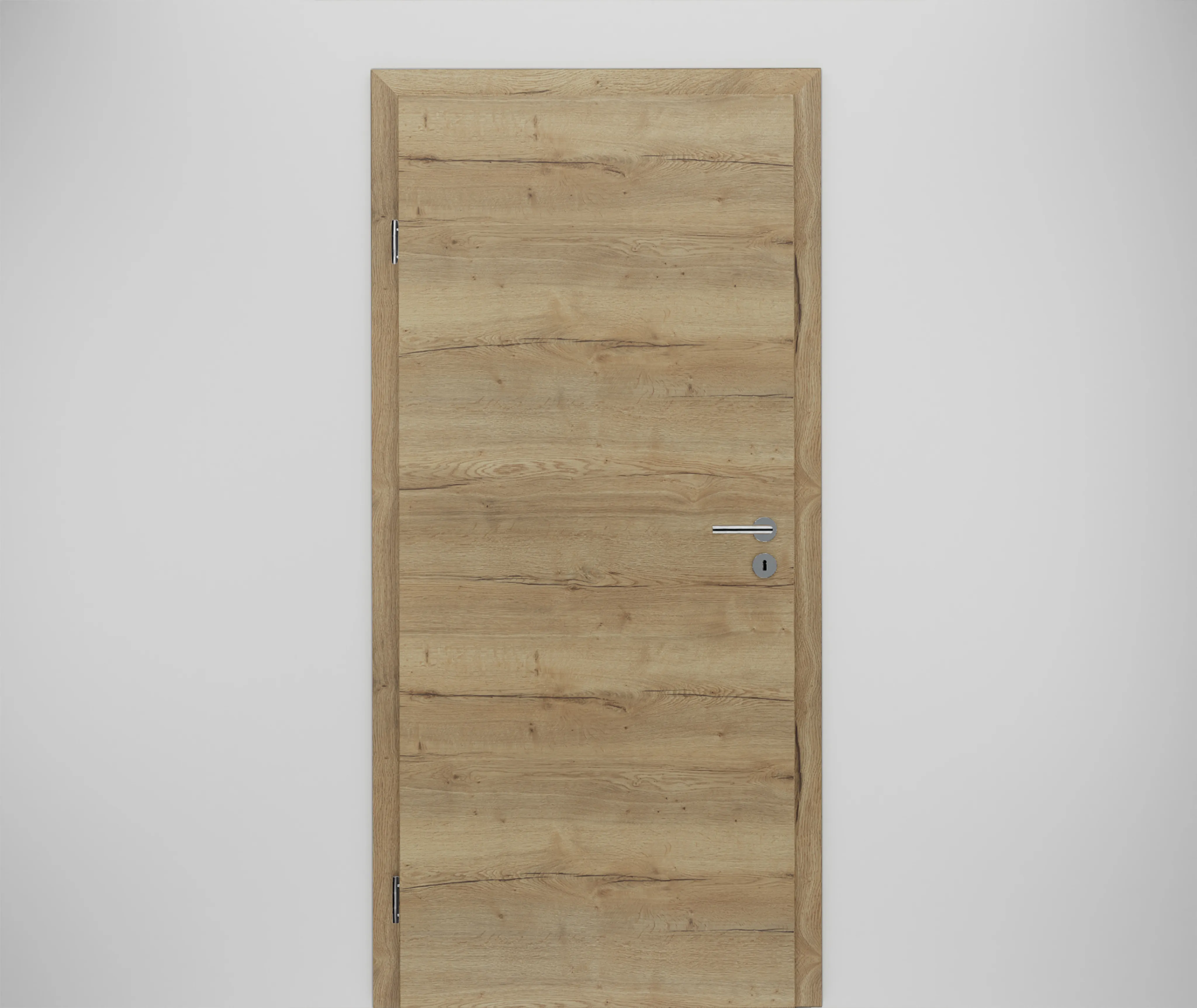 HORI Schallschutztür Wohnungseingangstür CPL Eiche Modern quer SK1 Vollspan Designkante (10040044637)