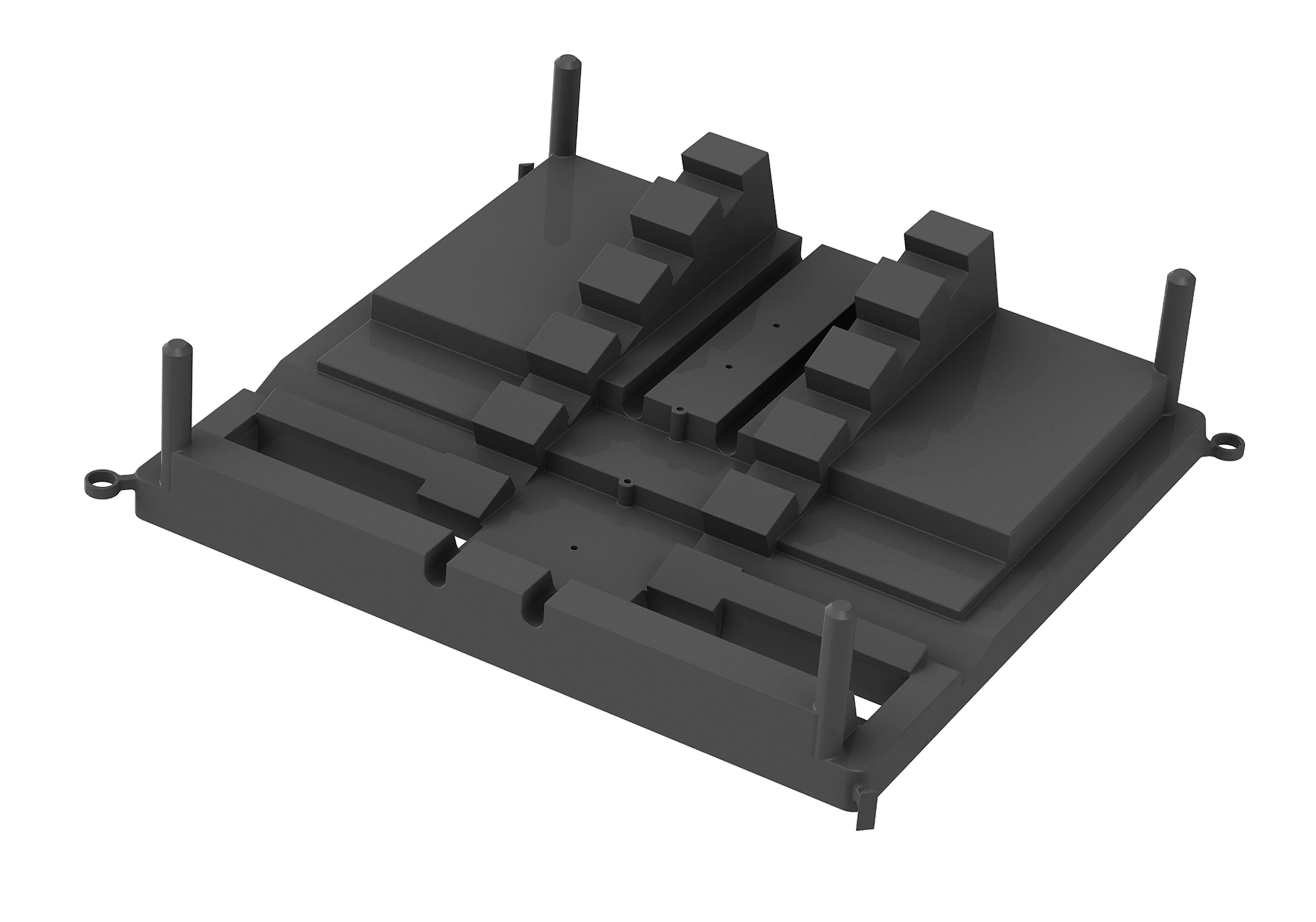 megawood Fix Step Randplatte Duo schwarz (1630021700)