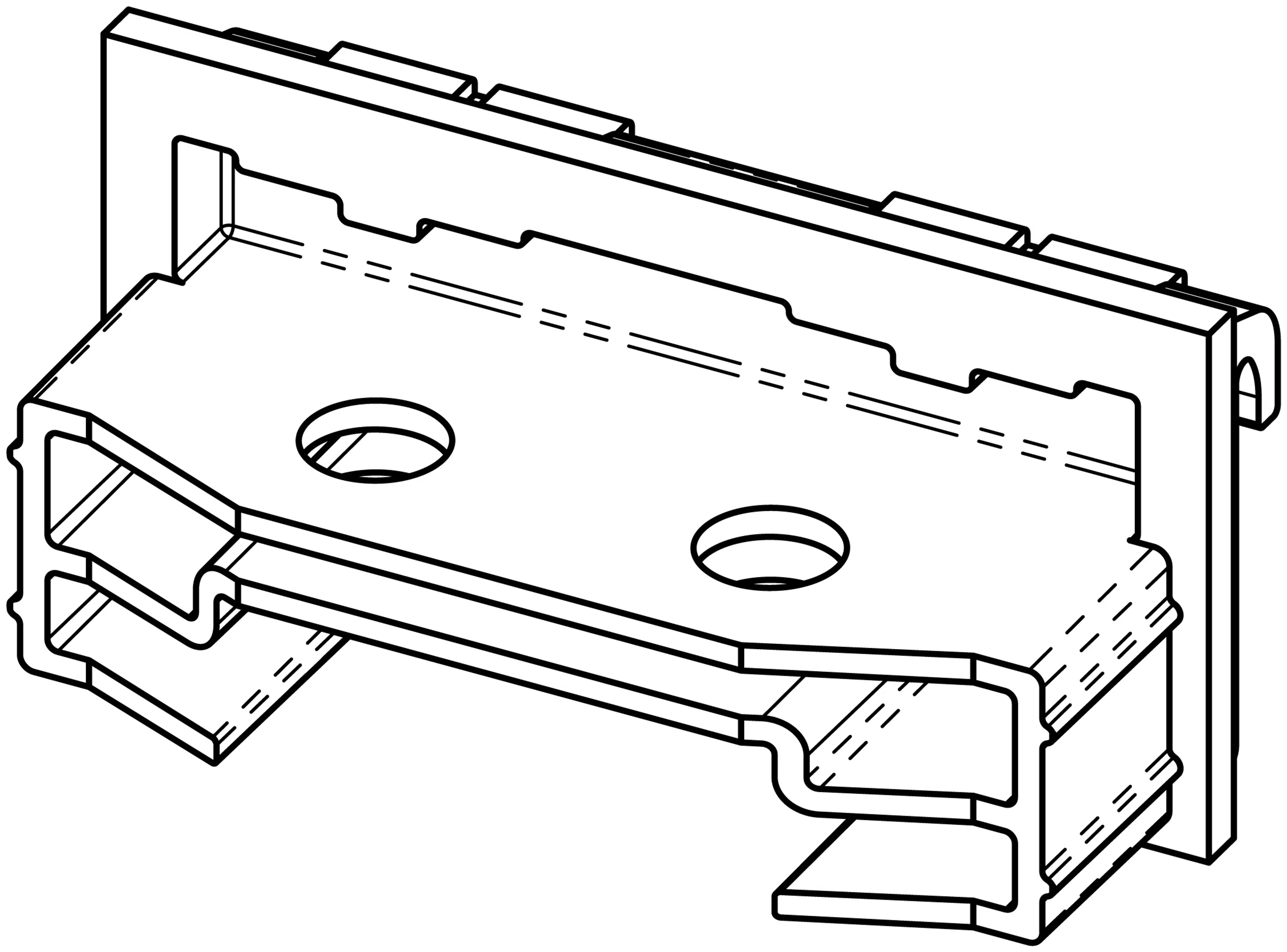Lignodur terrafina Steckverbinder Profilverbinder (10040012297)