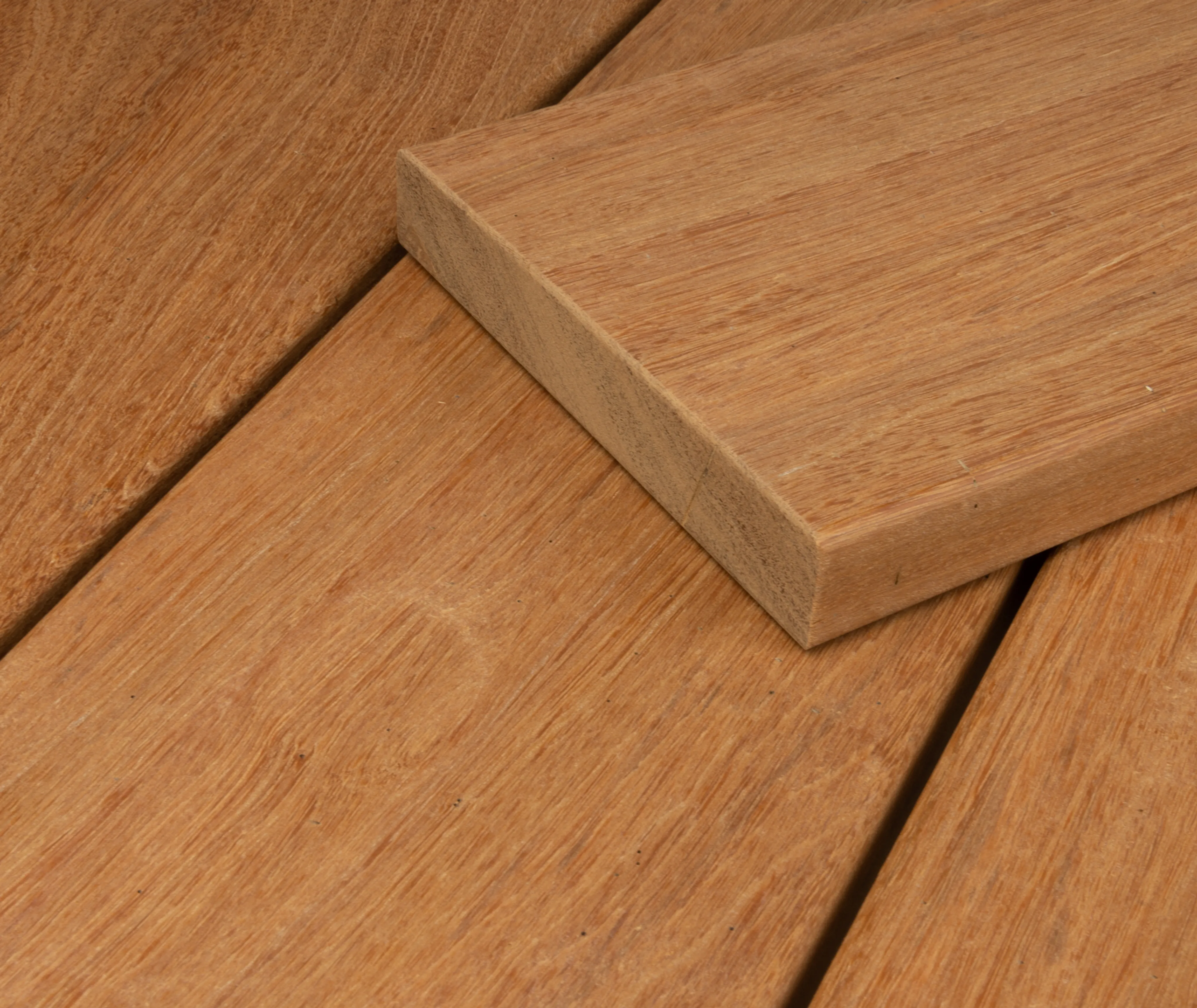 HORI Terrassendielen Komplettset Bangkirai Premium beidseitig glatt 25x145mm (10030018454)