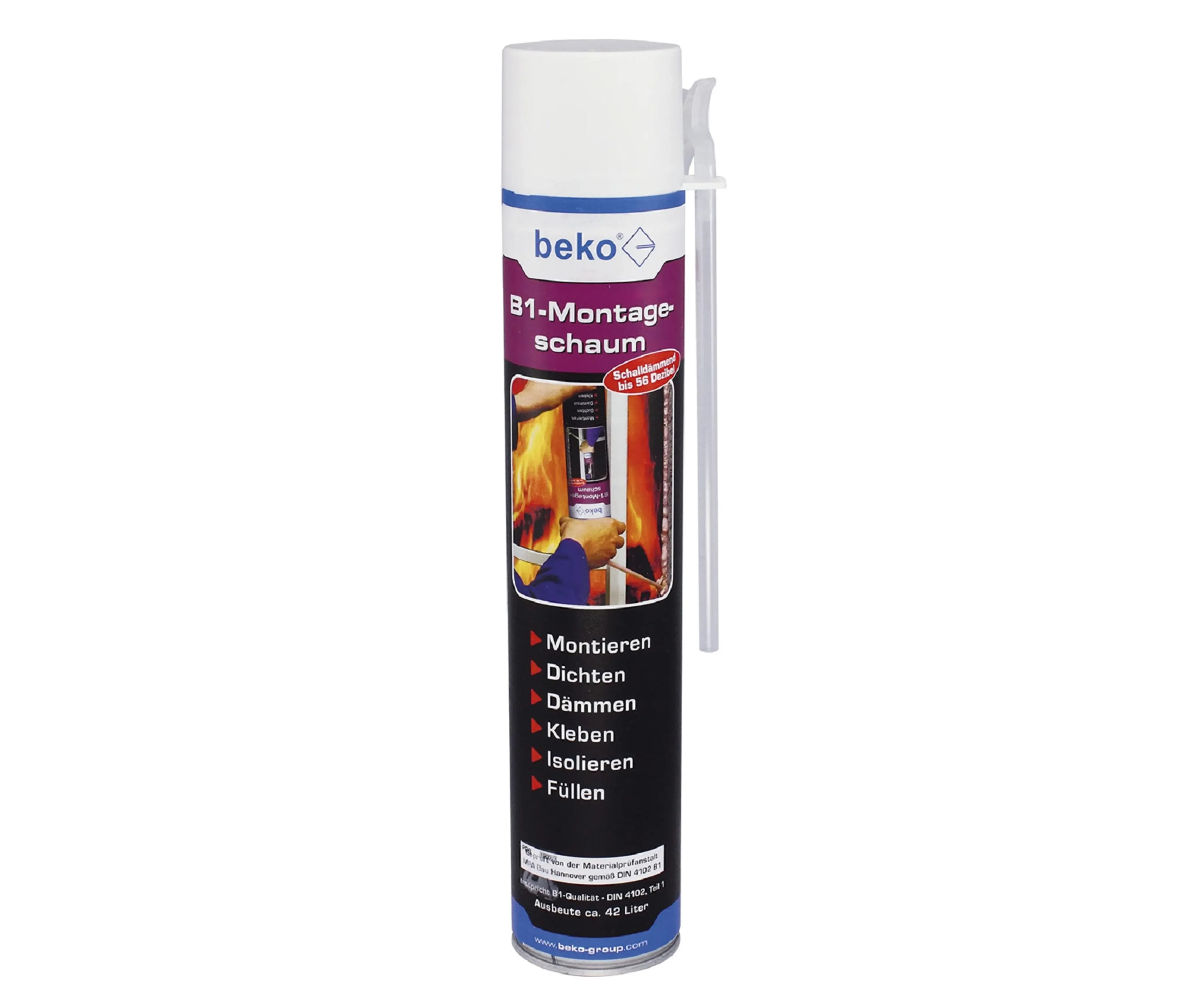 beko Montageschaum B1 - schwer entflammbar nach DIN 4102-B1 (9410528200)