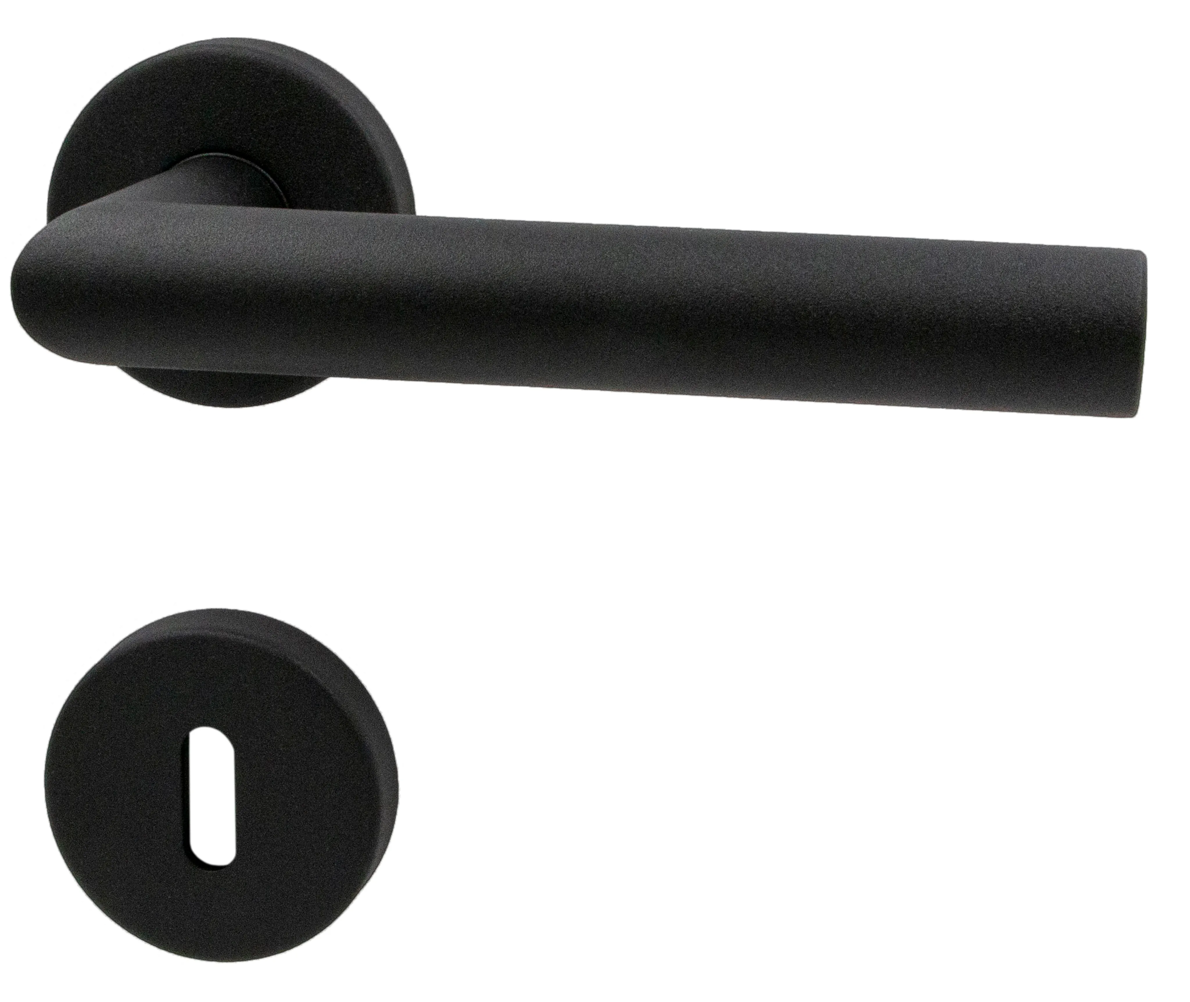 HORI Türgriff L-Form Barcelona Schwarz Sandoberfläche (10030021031)