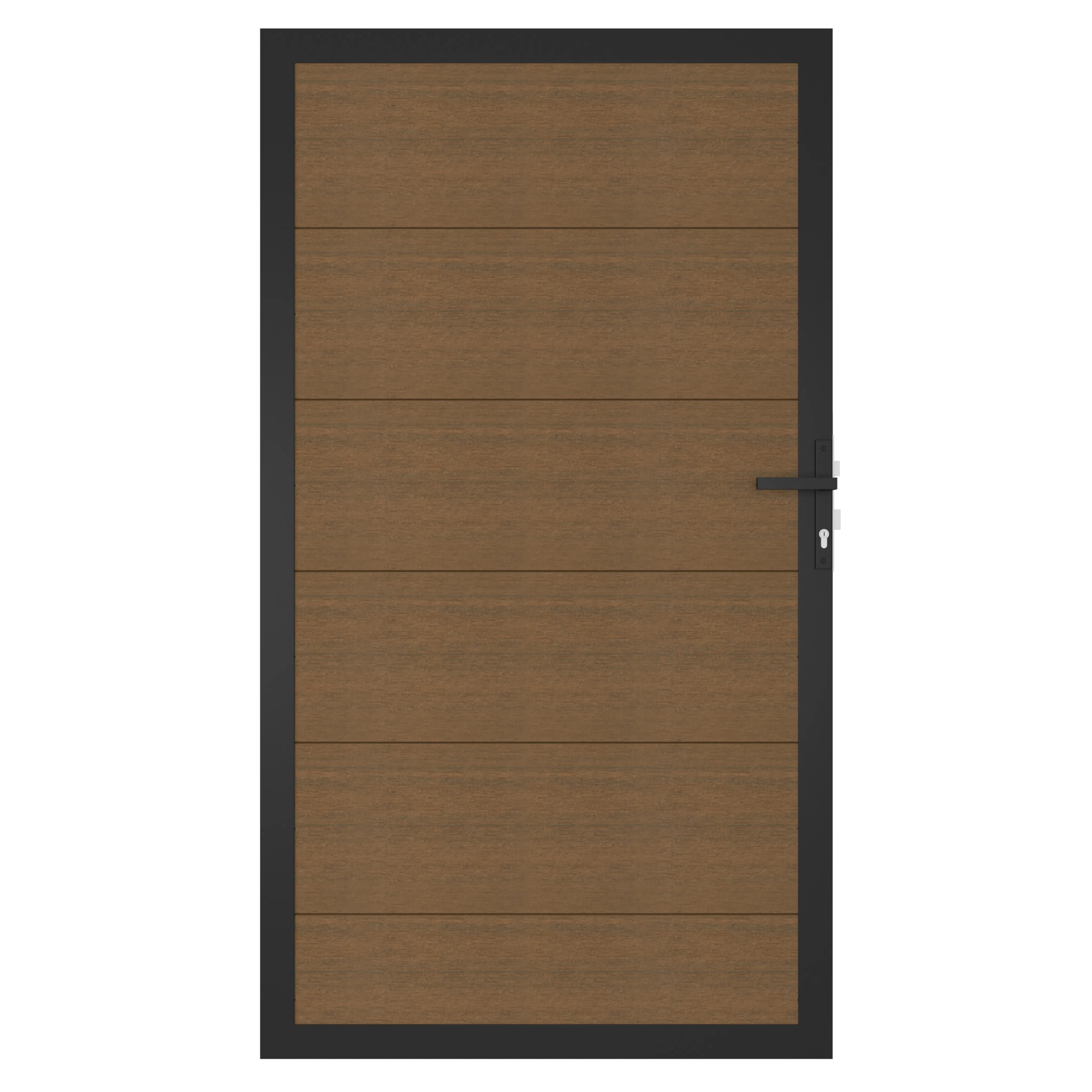 NewTechWood WPC Sichtschutzzaun Stecksystem Zauntor Castello XXL (10040365712)