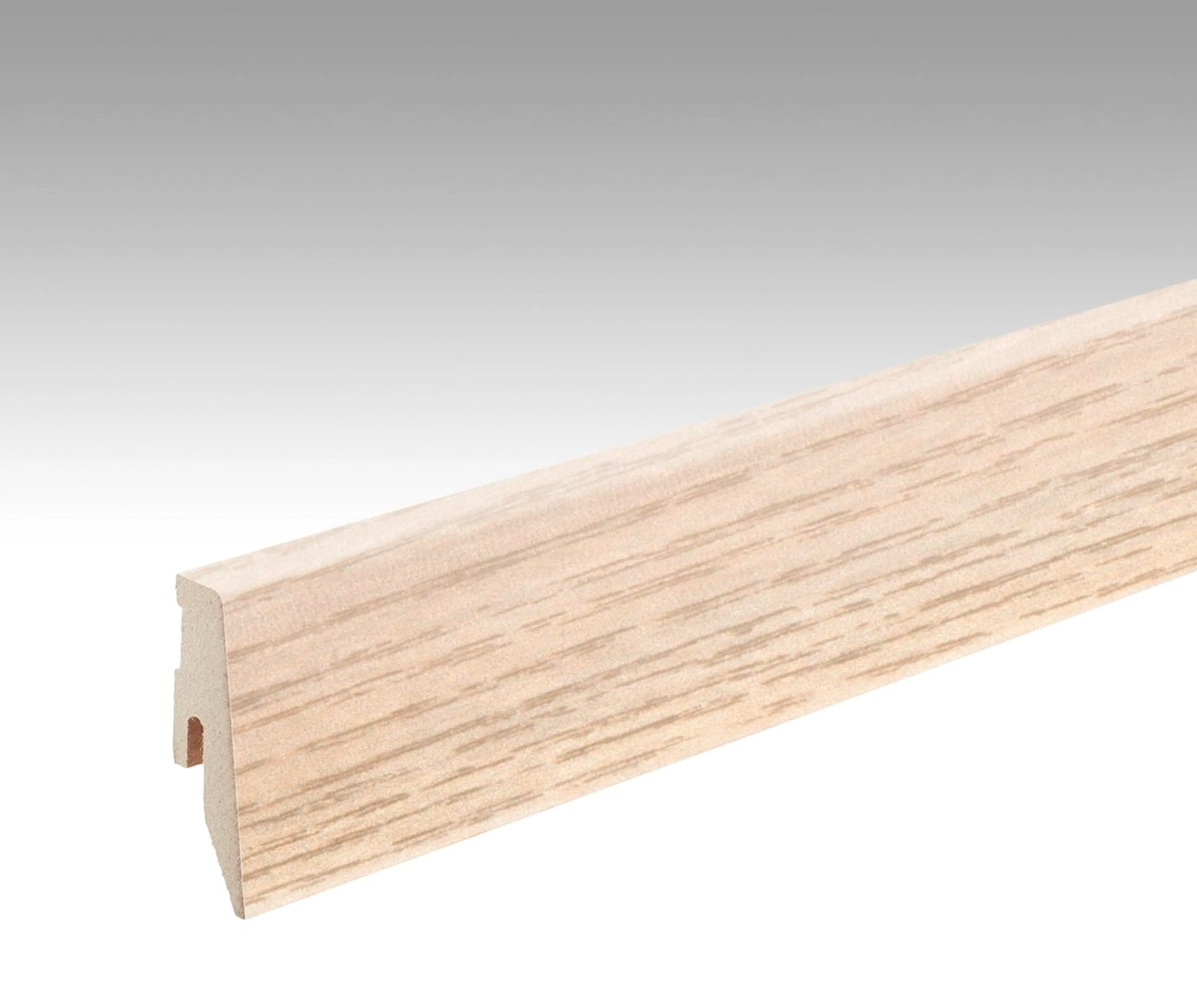 MEISTER MDF-Kern Sockelleiste Esche weiß 1181 (3500263900)
