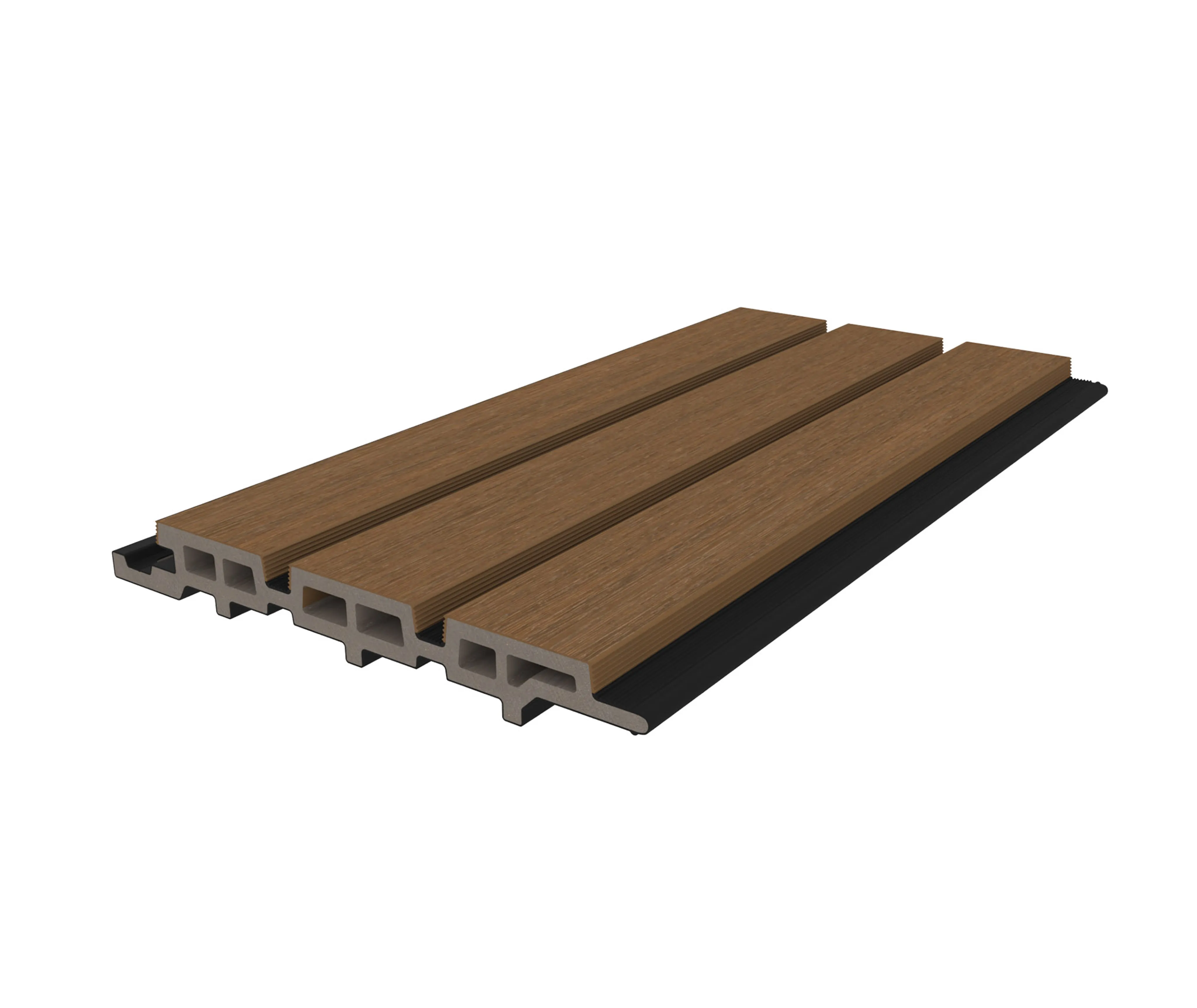 HORI WPC Wandverkleidung Rhombus 21 x 175,5 x 2900 Naturbraun (10041002648)