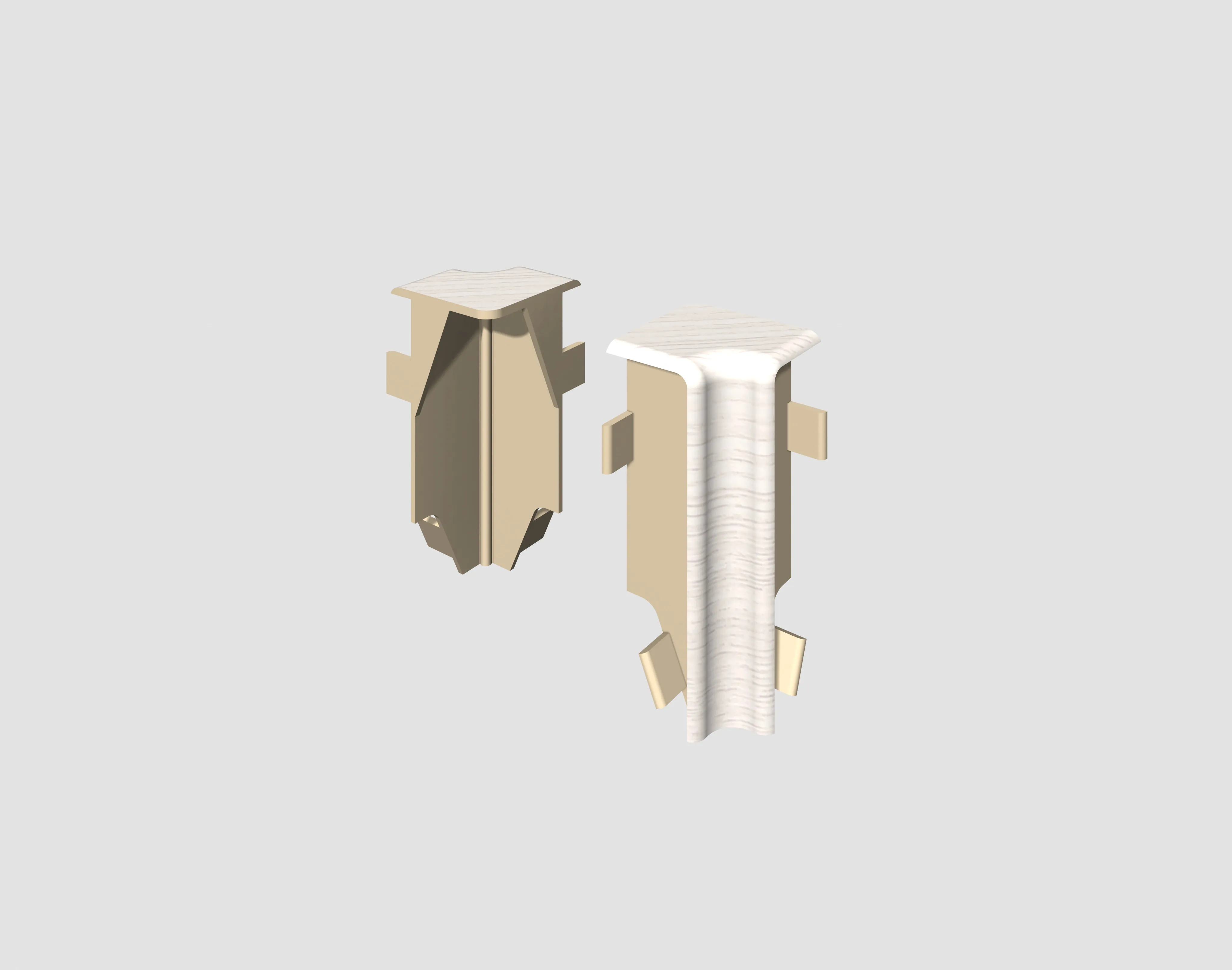 EGGER Innenecke Cubical Eiche weiß 6 cm (10041010468)