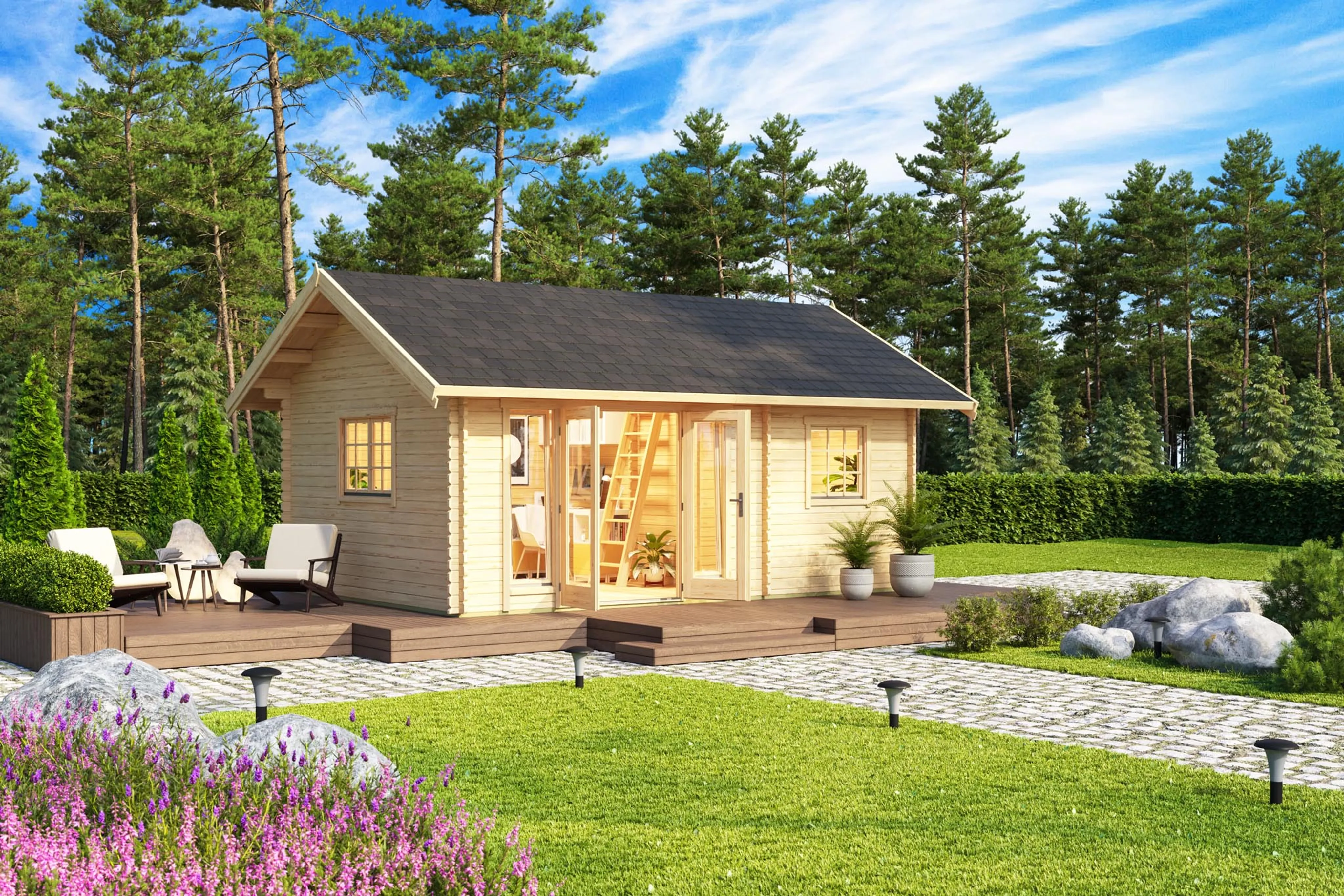 Lasita Maja Gartenhaus Caroline DGP+ (10030062009)