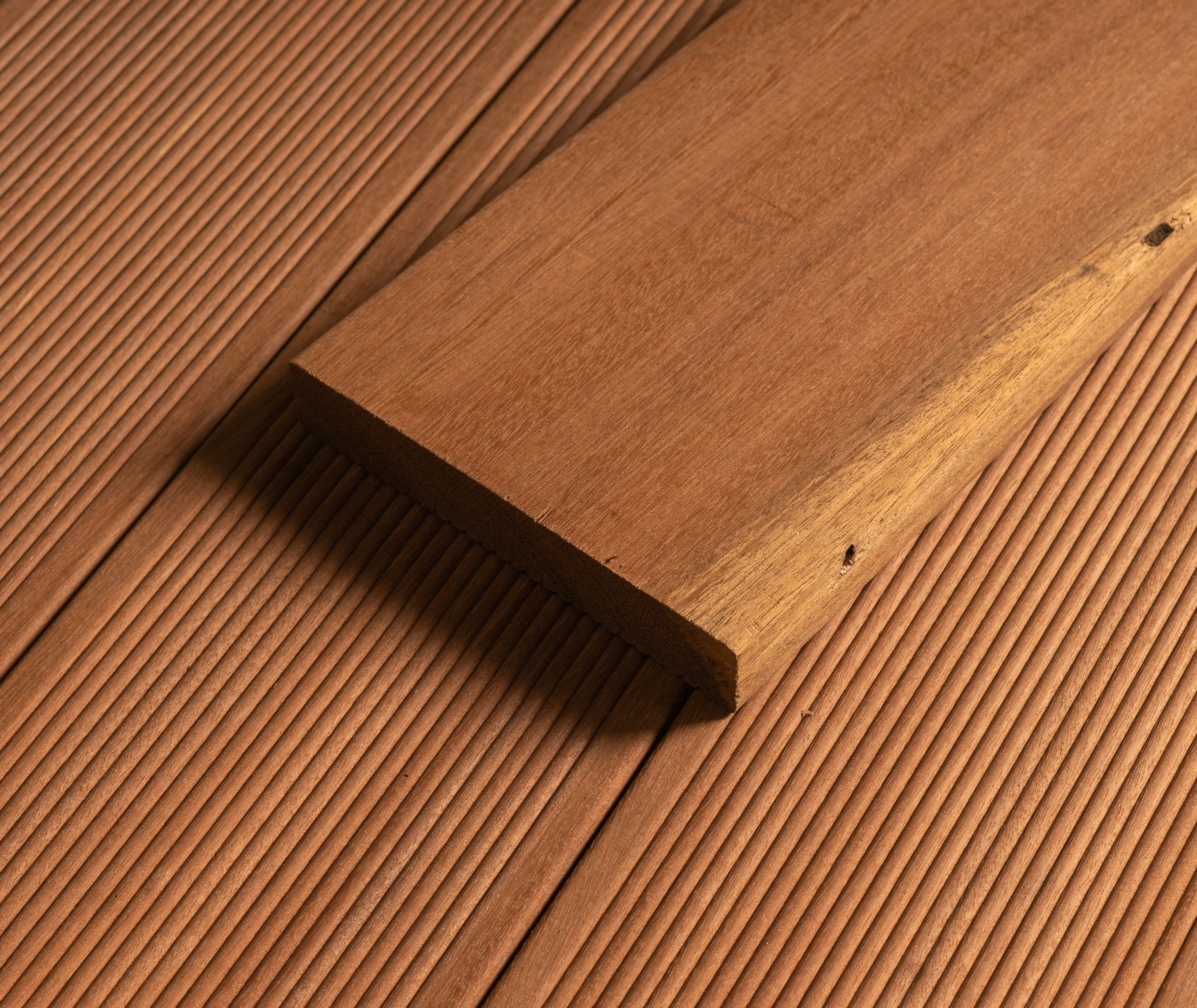HORI Terrassendielen Bangkirai Standard geriffelt / glatt 25x145 mm (10040044717)