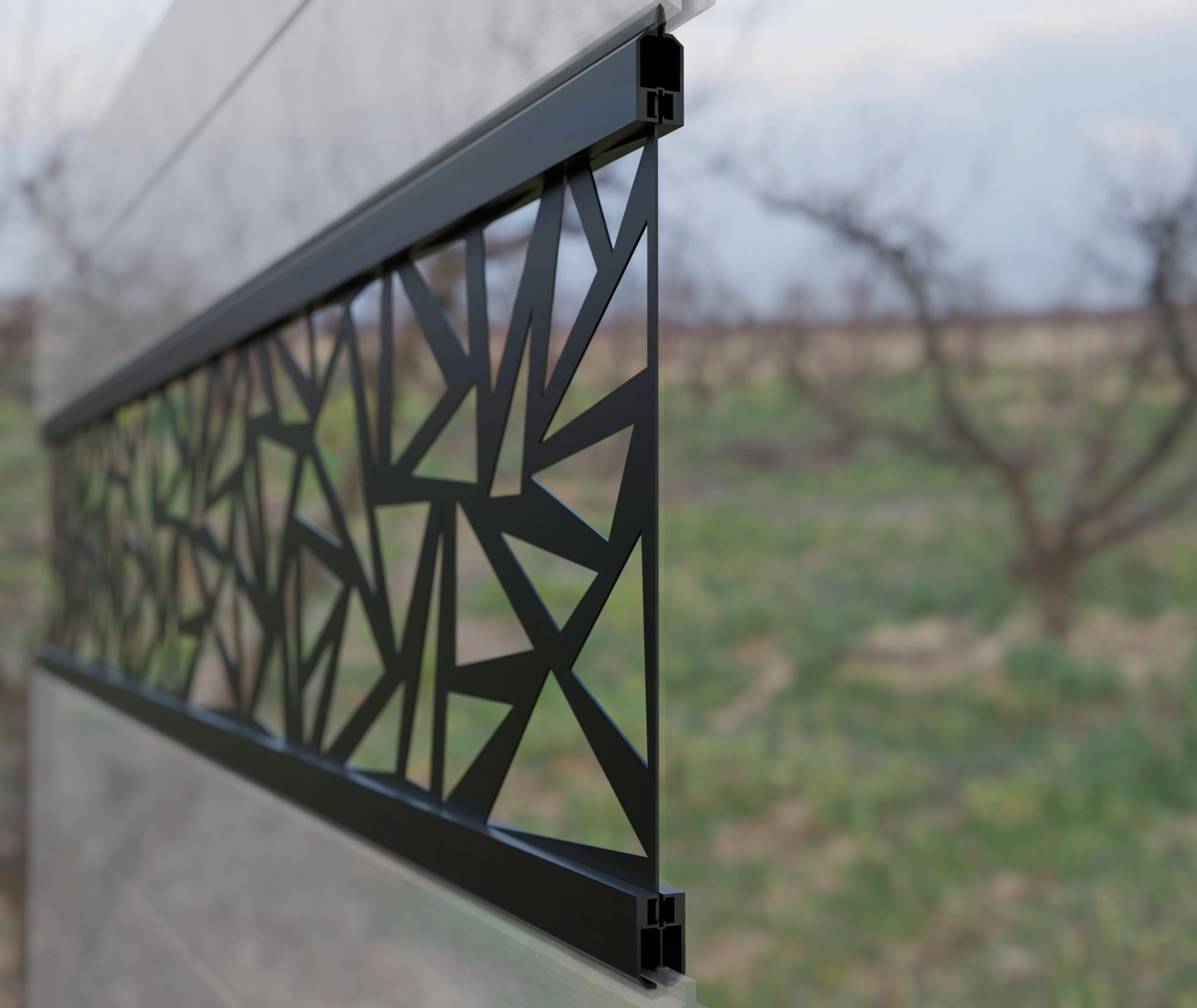 HORI Designeinsatz Triangles 850 x 300 mm