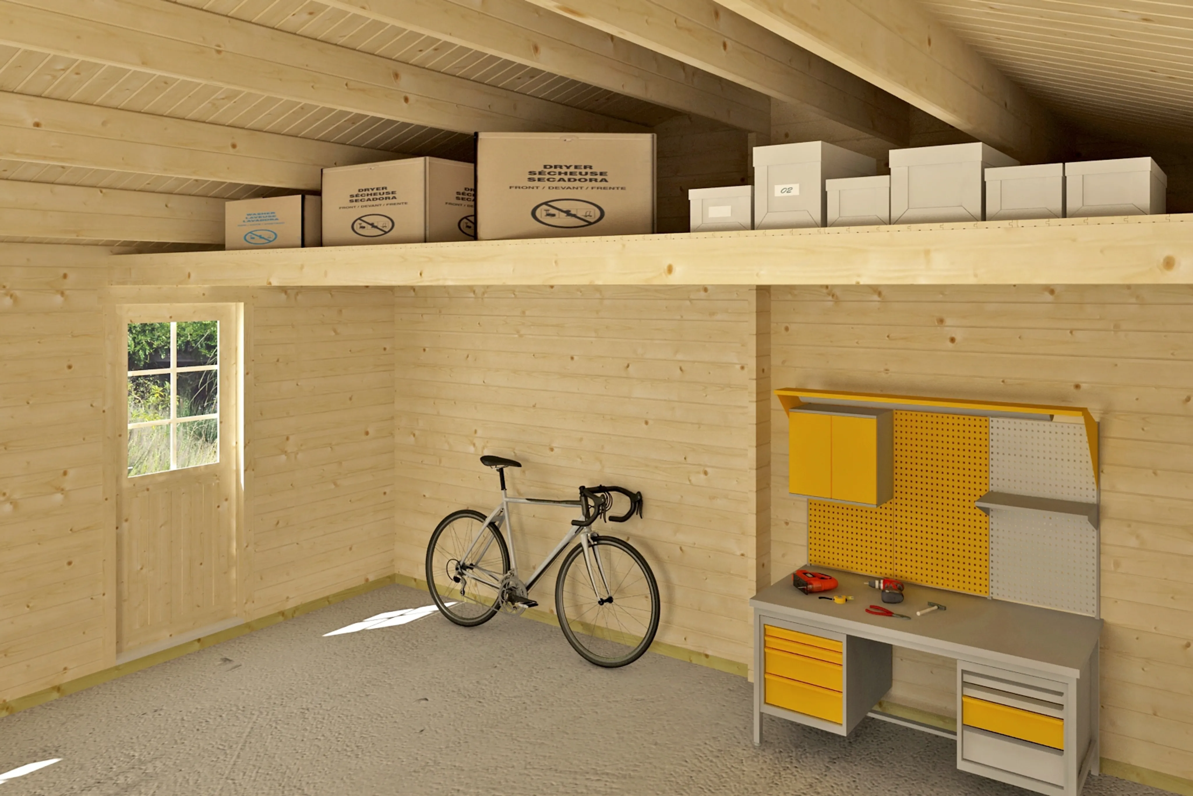 Lasita Maja Zubehör Lagerboden für Garage Falkland (10030016682)