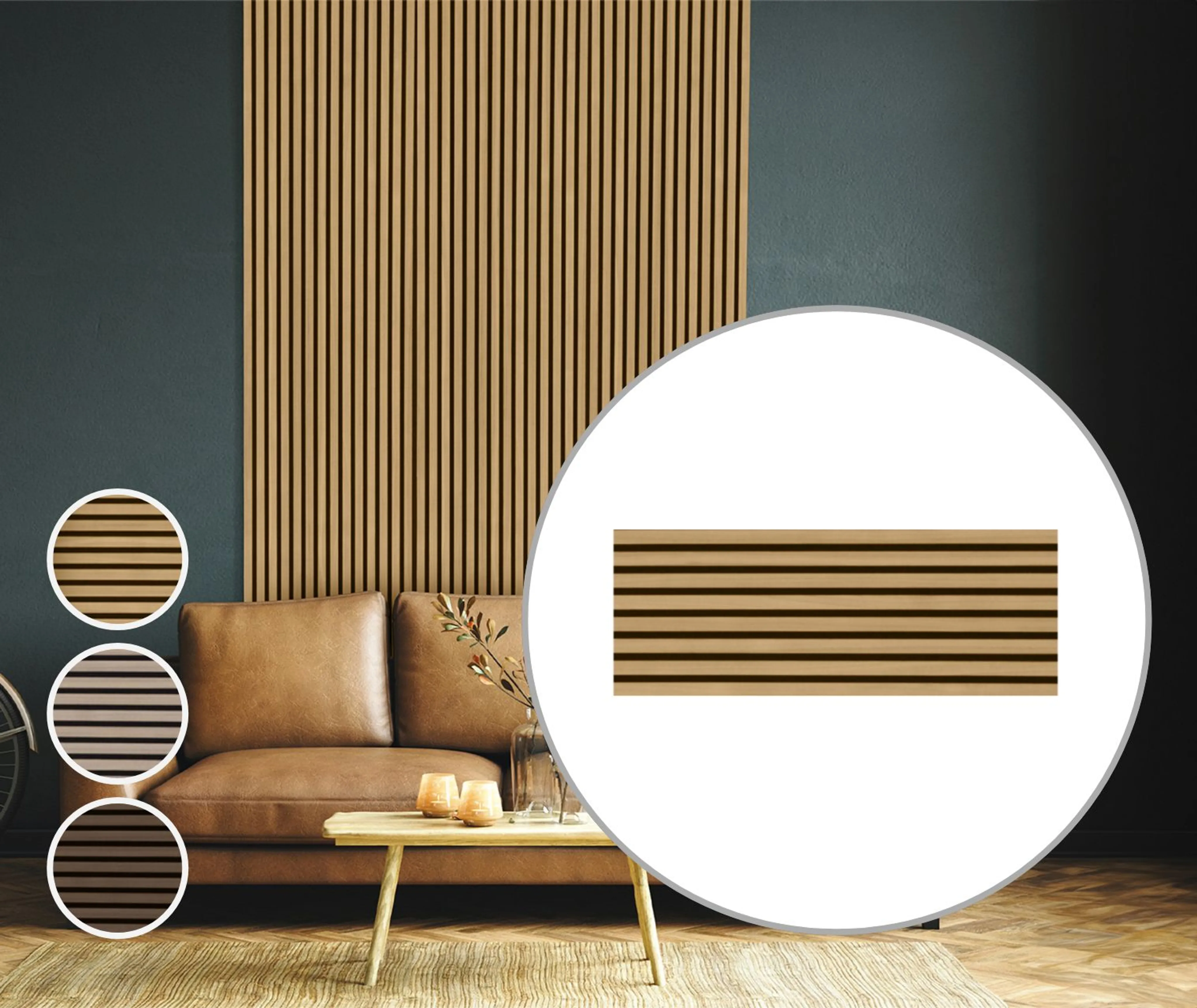 HARO Wall Design Stripe furniert (10040071264)