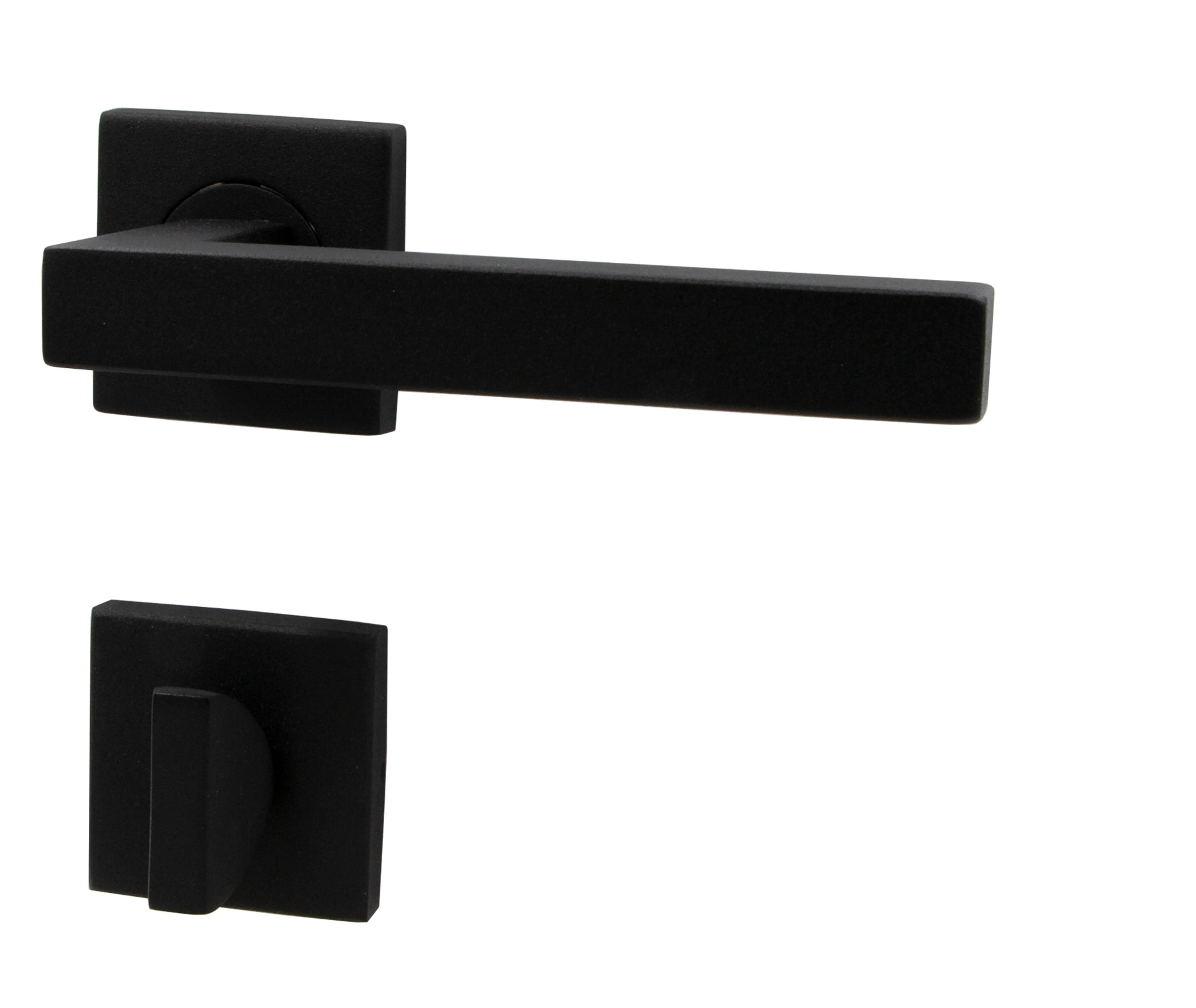 HORI Türgriff Quattro eckig Schwarz Sandoberfläche (10030021030)