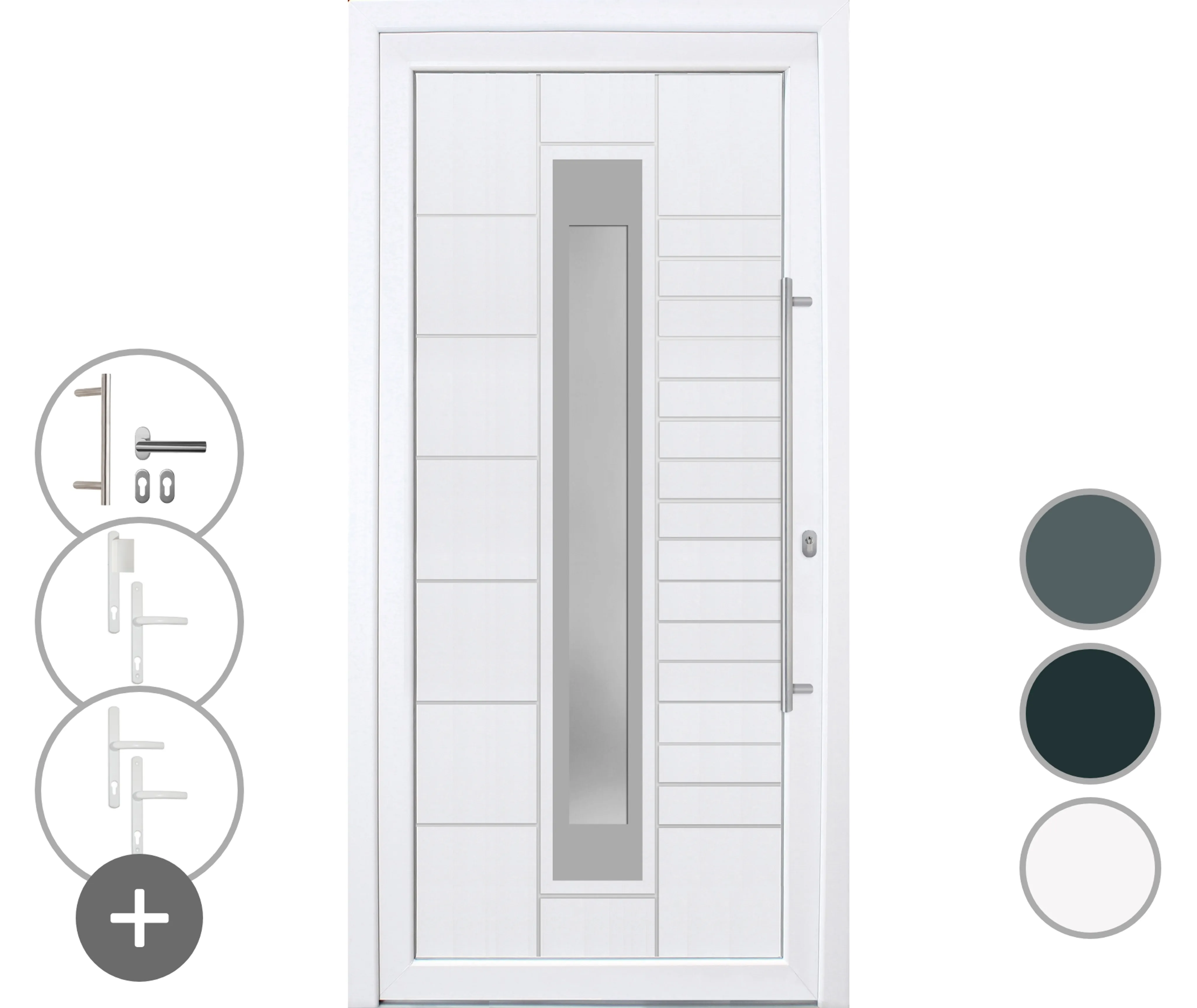 HORI Kunststoff Haustür Stripe (10040069958)