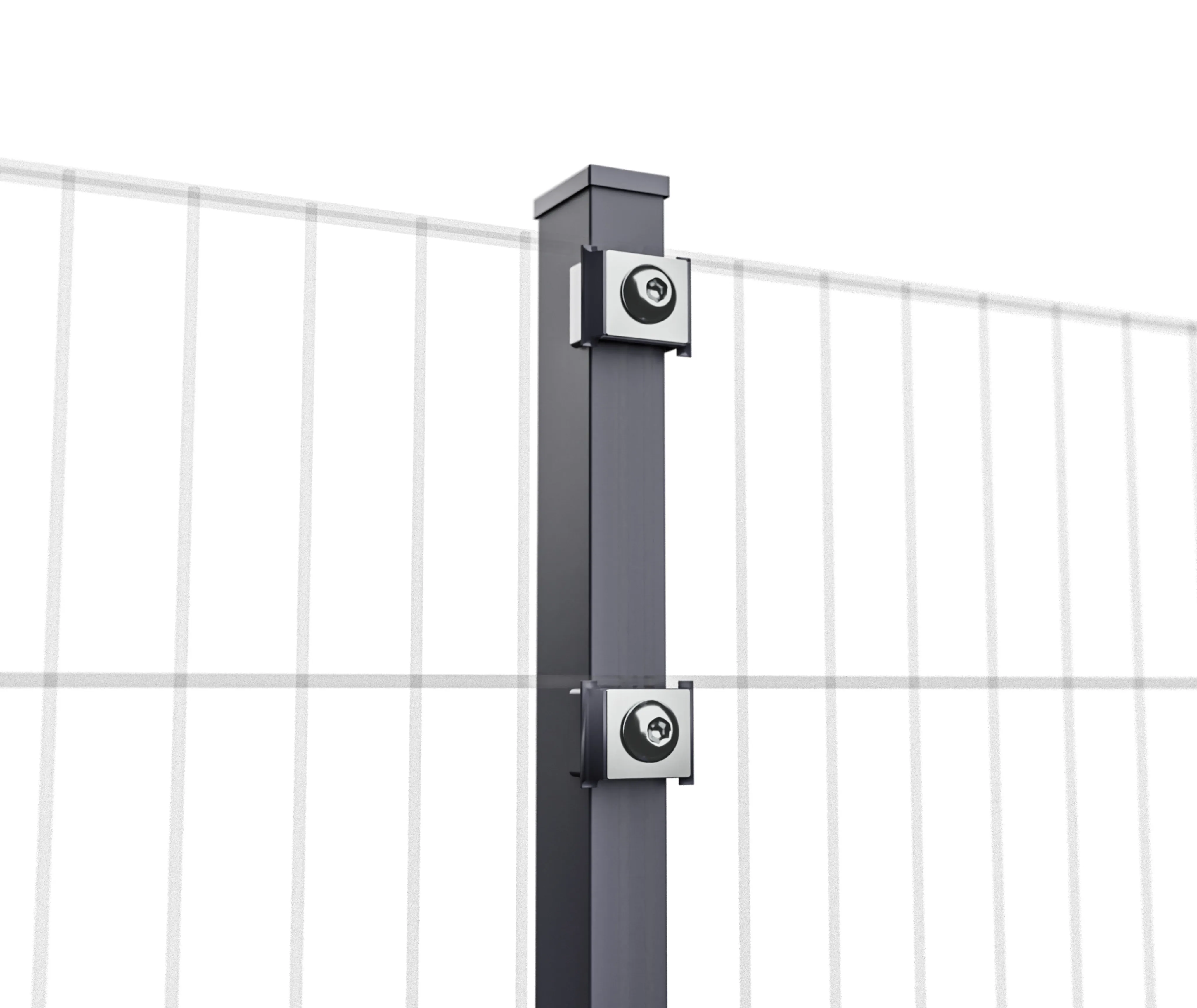 HORI Pfosten F für Doppelstabmattenzaun Höhe 163 cm (10030070004)
