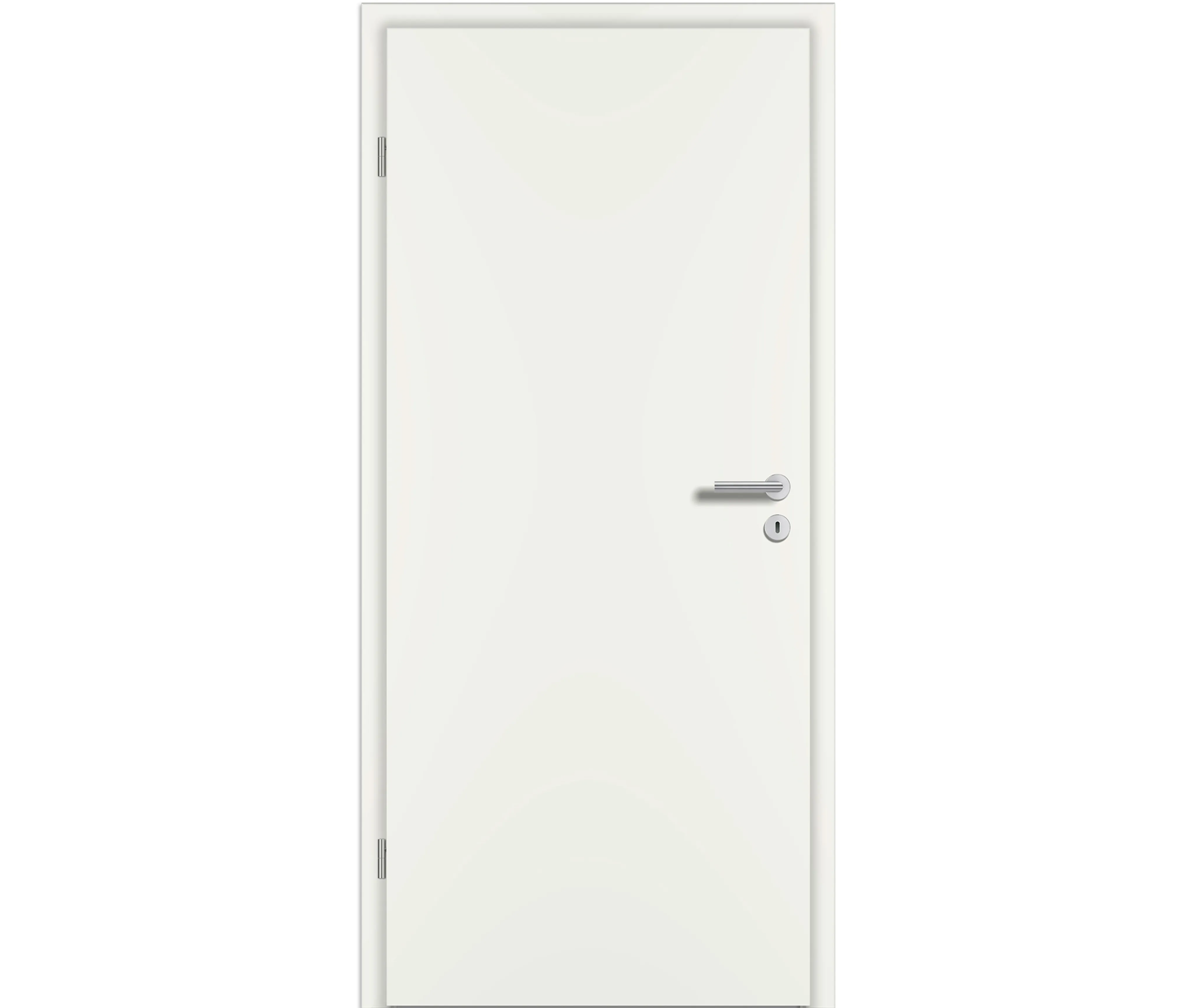 PRÜM Zimmertür STANDARD Glatt Weißlack Exclusiv RAL 9010 Röhrenspan Rundkante (10040072406)