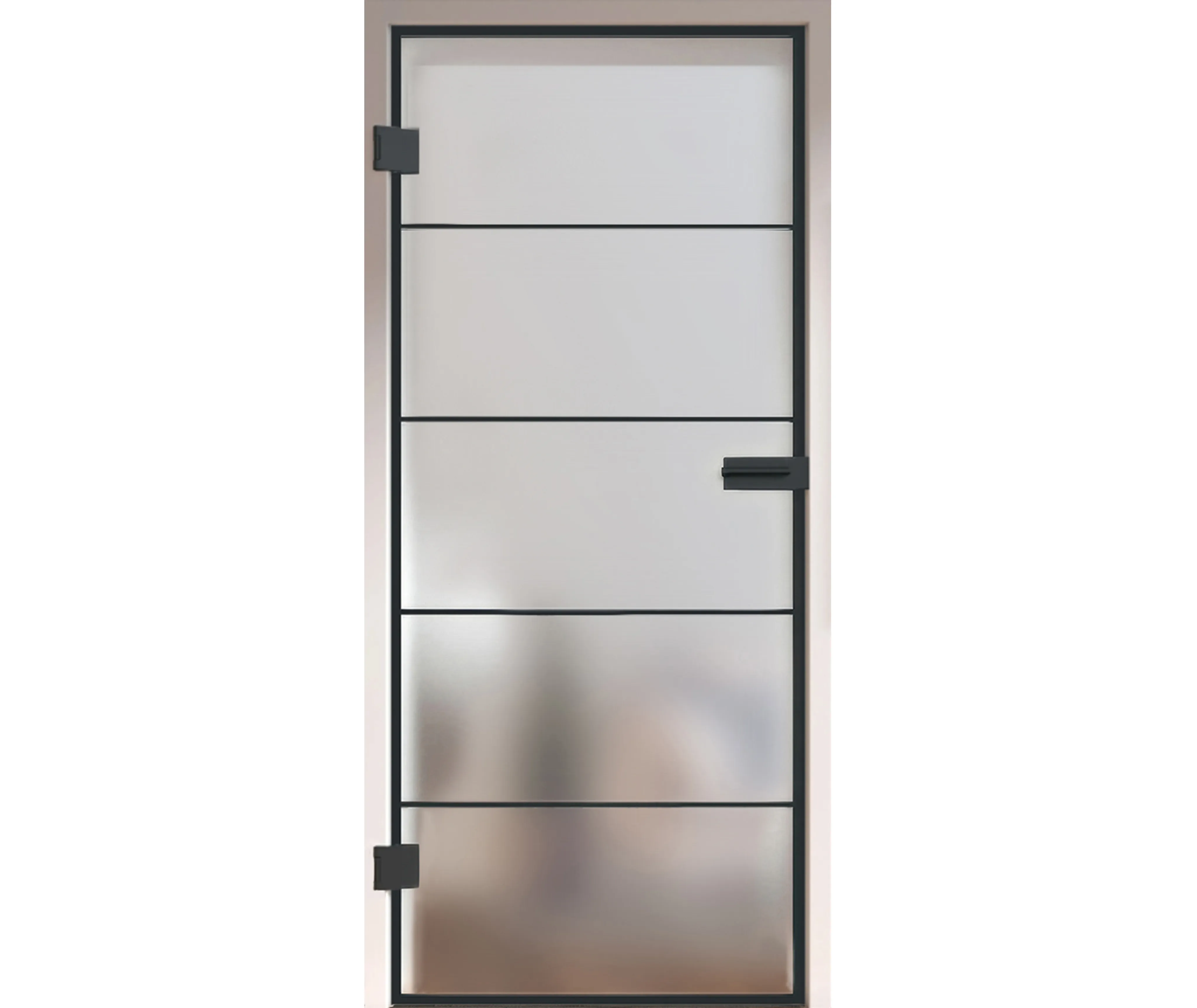 HORI Glastür Komplettset Loft Premium Valencia satiniert ESG 8 mm (10040278118)