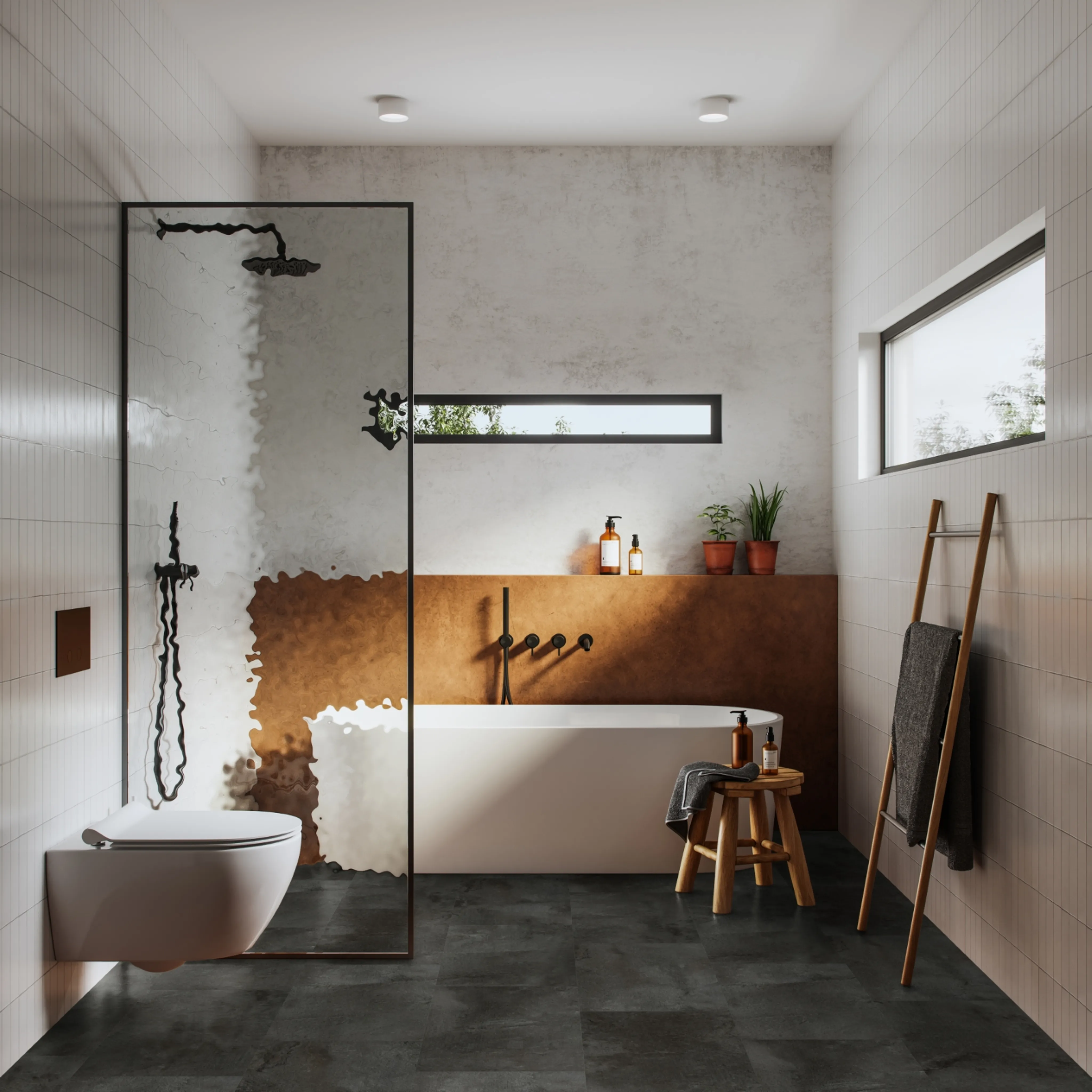 Gerflor Klick-Vinylboden Senso Clic 40 Shale Black Fliese (10040323779)